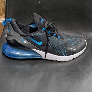 Nike Air Max 270 Black & Photo Blue Men's Sz 15